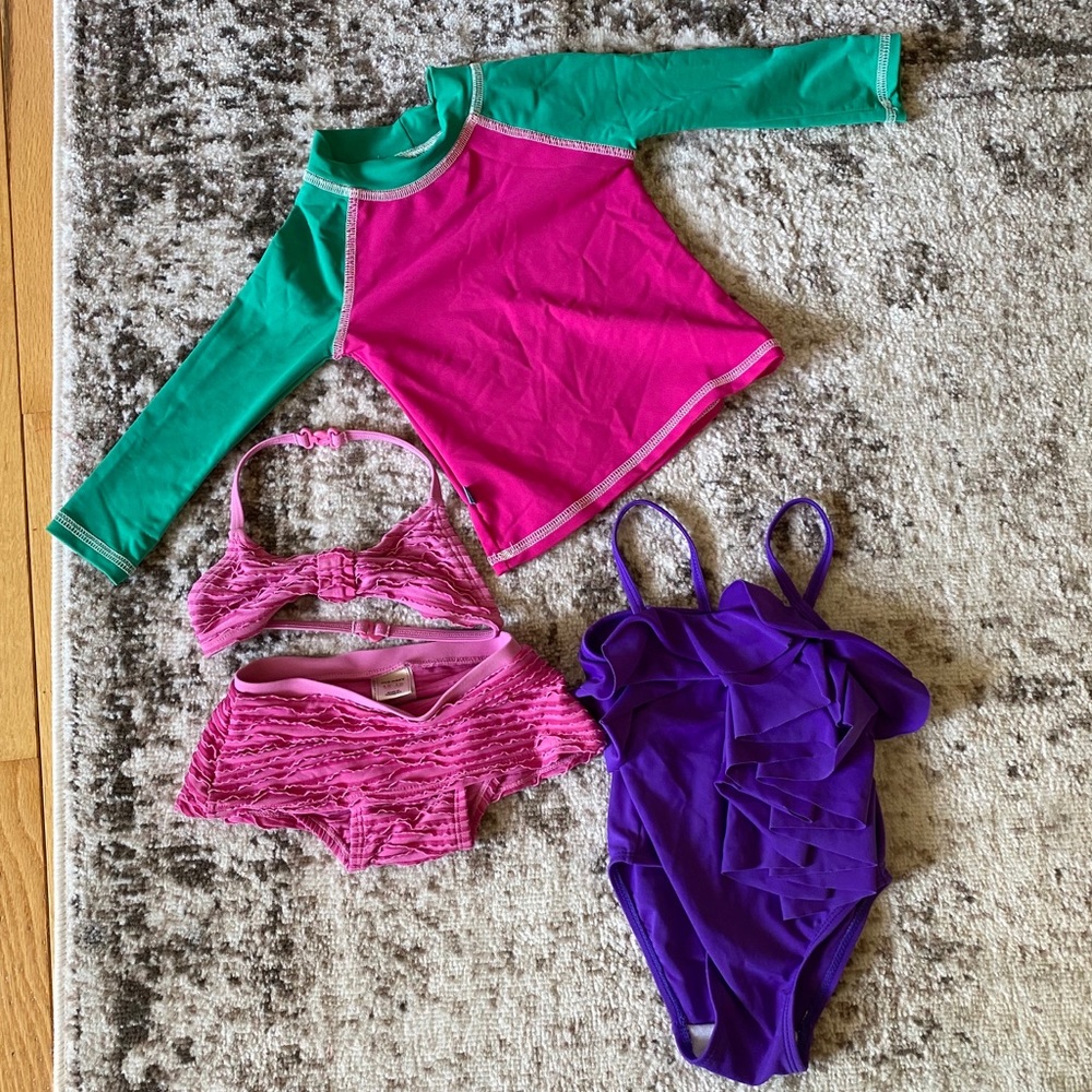 • Old Navy & The Honest Co • 12-18 M bathing suits